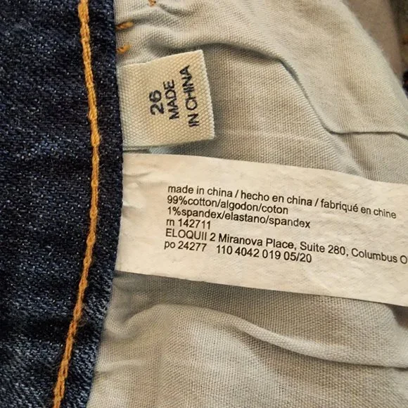 Eloquii Classic Fit Stretch Denim Mom Jean 26 - Picture 5 of 5